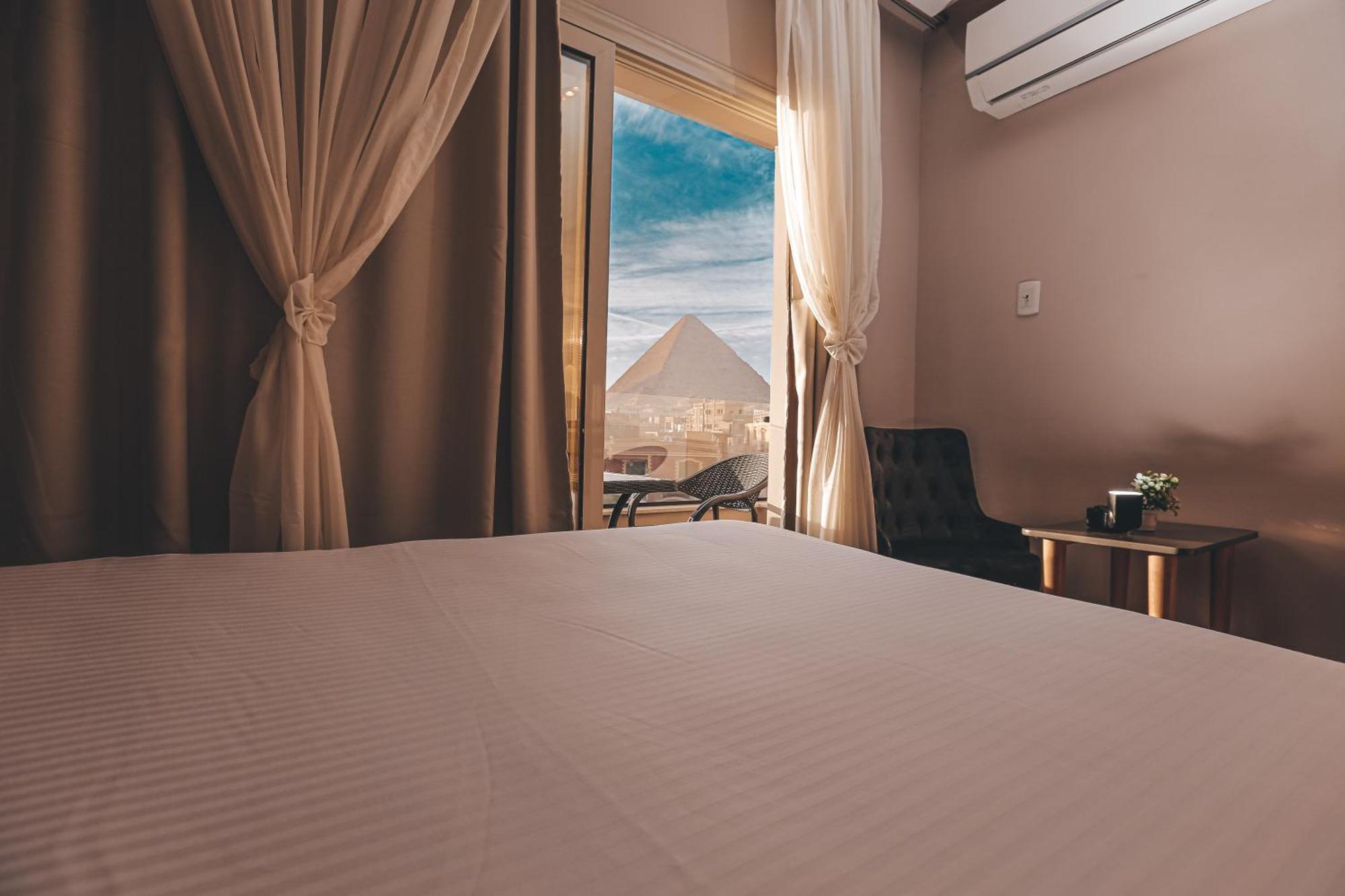 Hotel Steps In Pyramids View Kafret el-Gabal Exterior foto